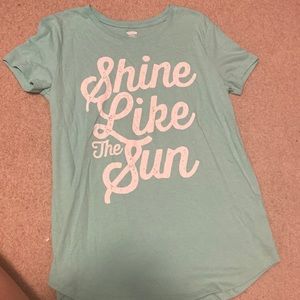 old navy “shine like the sun” tee - girls xxl/16